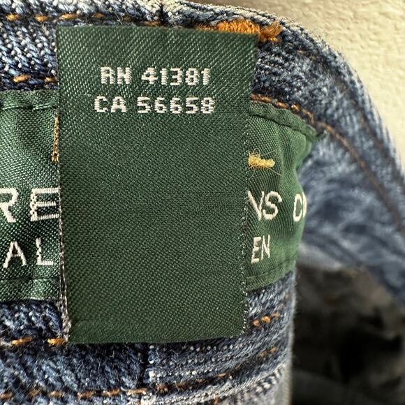 Ralph Lauren Jeans Co Denim Skirt Vintage Y2K Back Cinch Buckle 12 Equestrian - Picture 7 of 10